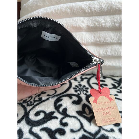 NWT Rae Dunn Essentials Peach Make Up Bag RETIRED HTF - Picture 6 of 6